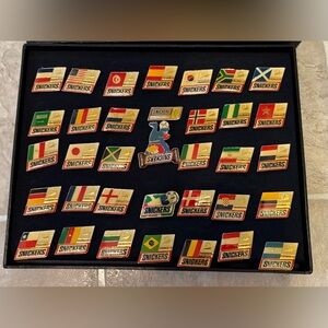 Snickers World Cup France 98 Complete Pin Collection